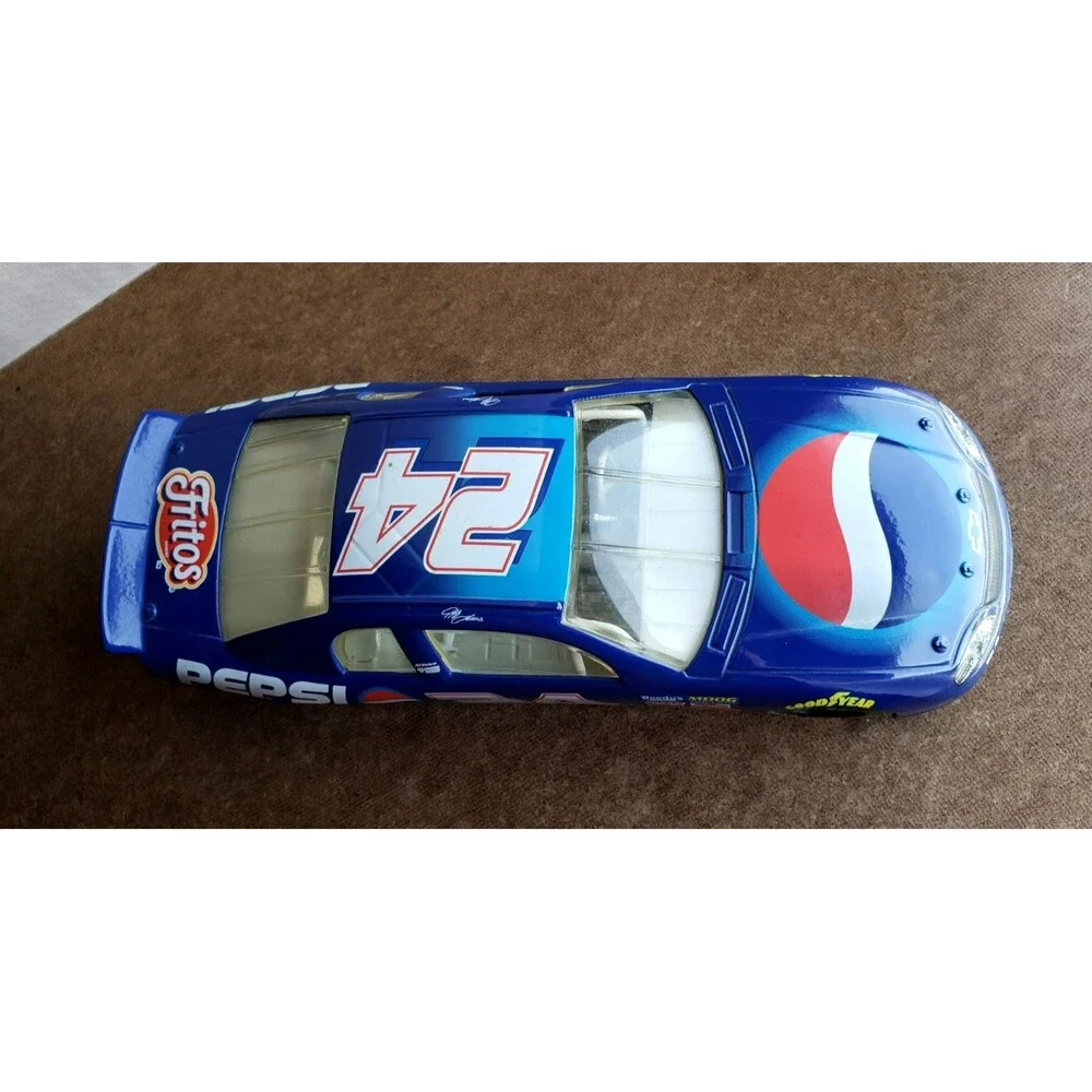 1999 Hasbro NASCAR JEFF GORDON '98MONTE CARLO CHEVROLET PEPSI 24 Blue 1:24 LOOSE